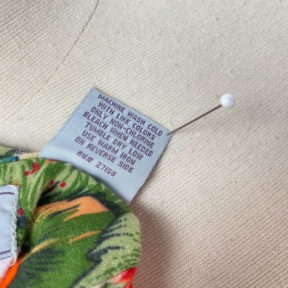 Great Northwest Aloha Womens Blouse Top Small Rayon Tropical Travel Resort Boho - Picture 11 of 11